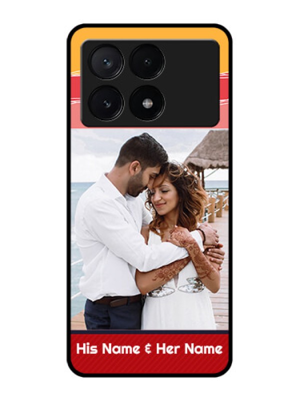 Custom Poco X6 Pro 5G Custom Metal Phone CaseColorful Case Design
