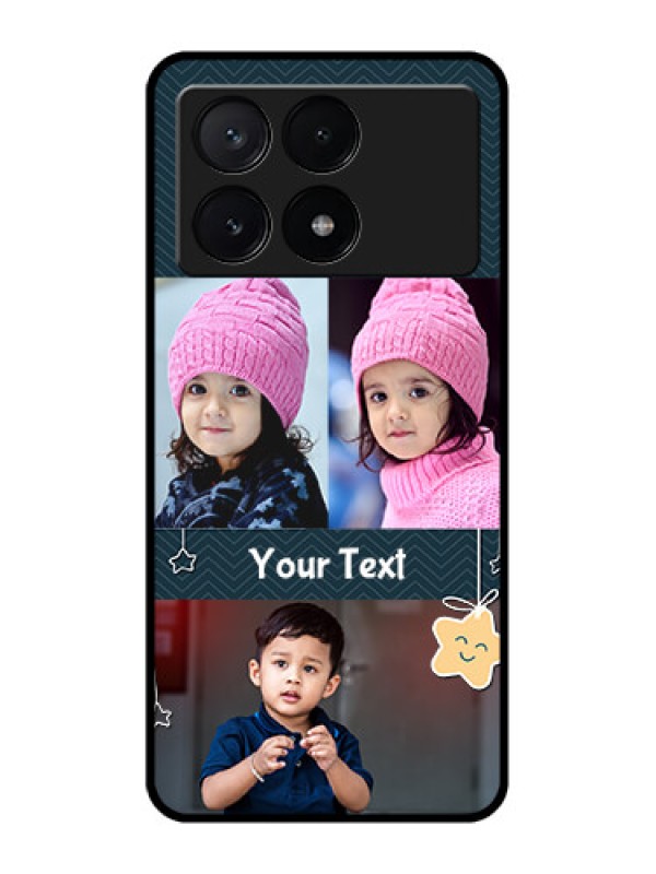 Custom Poco X6 Pro 5G Custom Metal Phone CaseHanging Stars Design