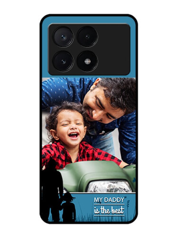 Custom Poco X6 Pro 5G Custom Metal Phone CaseBest Dad Design