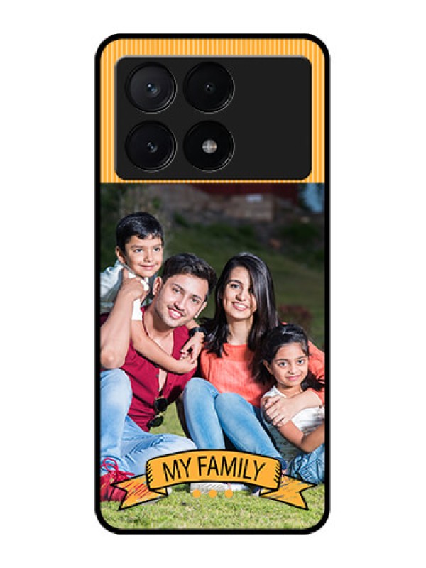 Custom Poco X6 Pro 5G Custom Metal Phone CaseMy Family Design