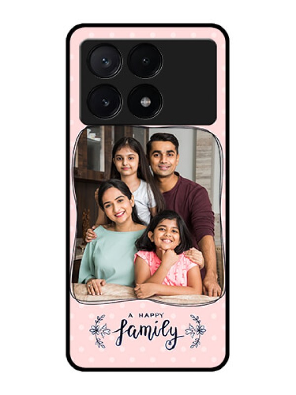 Custom Poco X6 Pro 5G Custom Metal Phone CaseFamily With Dots Design