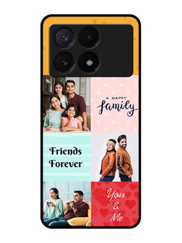 Custom Poco X6 Pro 5G Custom Metal Phone CaseImages With Quotes Design