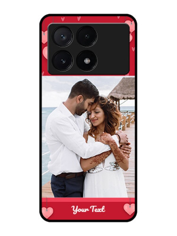 Custom Poco X6 Pro 5G Custom Metal Phone CaseValentines Day Design