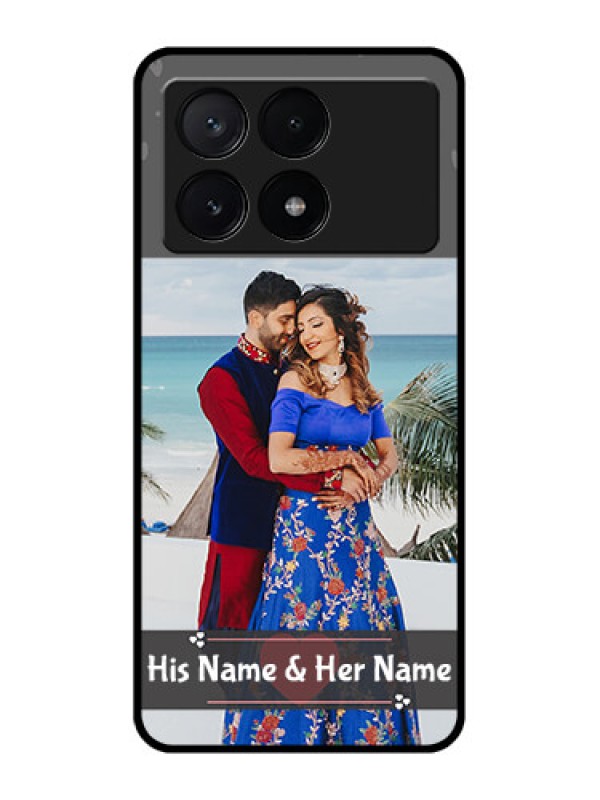 Custom Poco X6 Pro 5G Custom Metal Phone CaseBuy Love Design With Photo Online