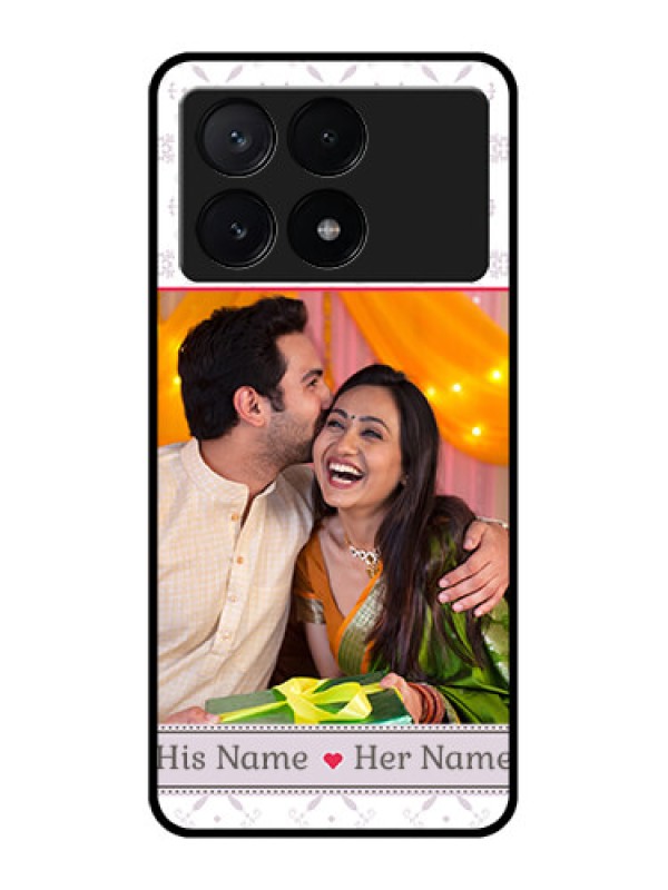 Custom Poco X6 Pro 5G Custom Metal Phone CaseWith Photo And Ethnic Design