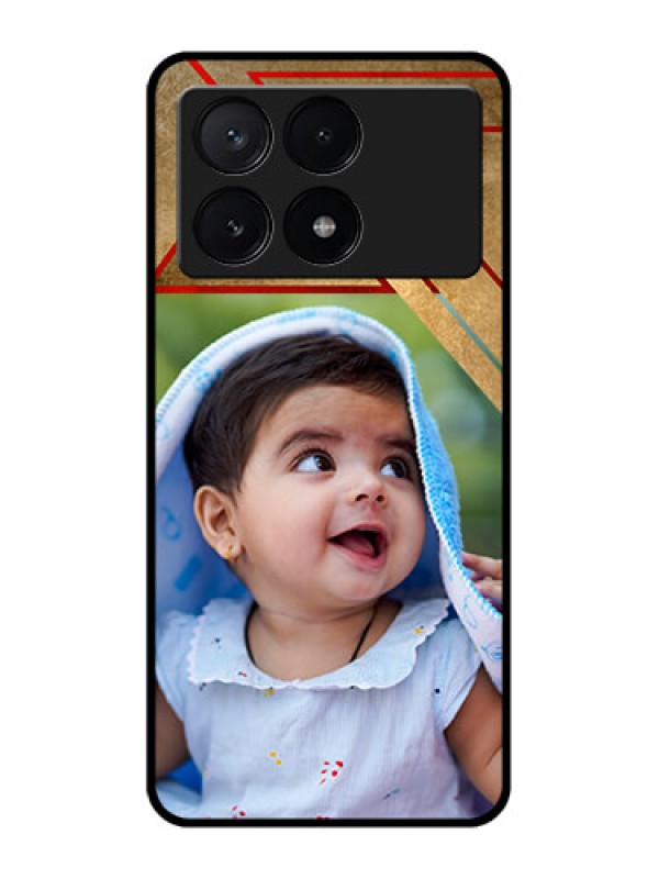 Custom Poco X6 Pro 5G Custom Metal Phone CaseGradient Abstract Texture Design
