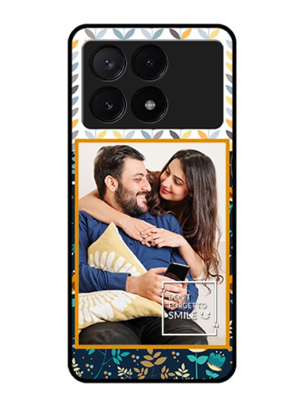 Custom Poco X6 Pro 5G Custom Metal Phone CasePattern Design