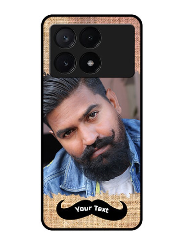 Custom Poco X6 Pro 5G Custom Metal Phone CaseWith Texture Design