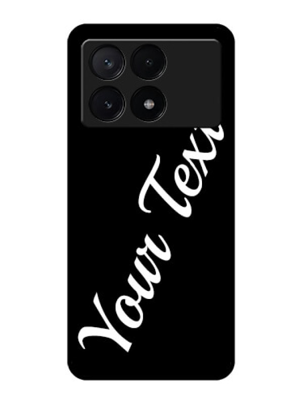 Custom Poco X6 Pro 5G Custom Metal Phone CaseWith Your Name Design