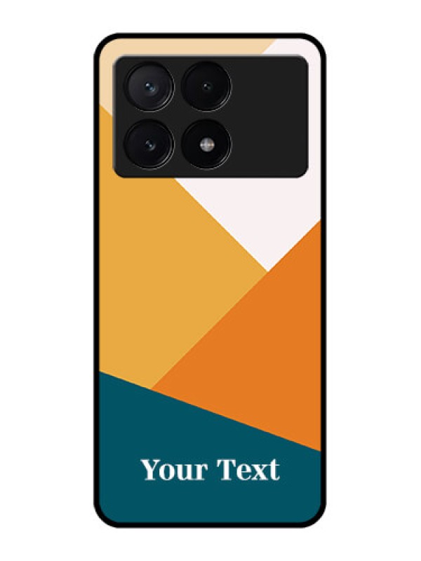 Custom Poco X6 Pro 5G Custom Metal Phone CaseStacked Multi - Colour Design