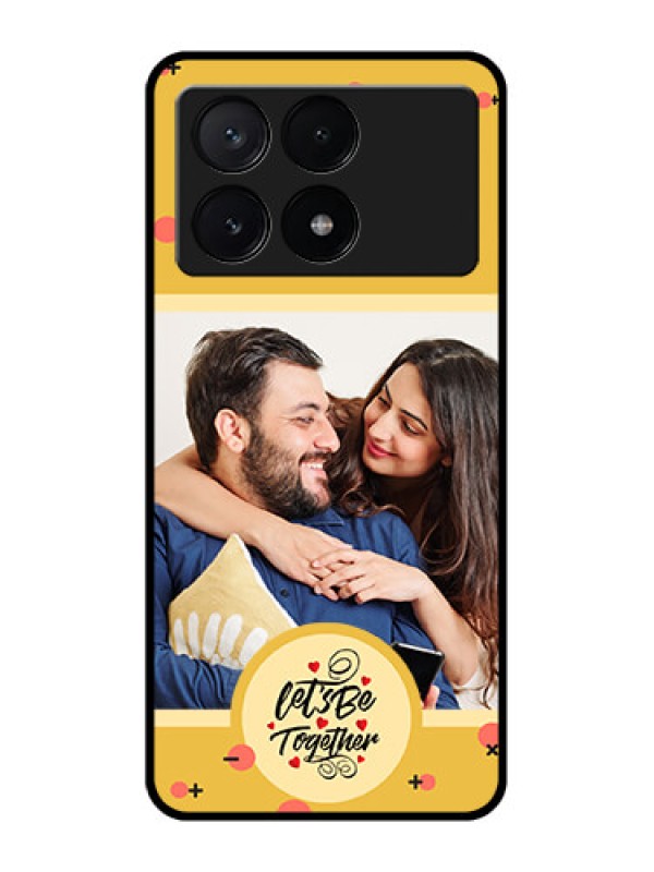 Custom Poco X6 Pro 5G Custom Metal Phone CaseLets Be Together Design