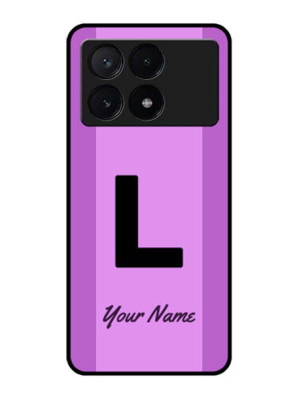 Custom Poco X6 Pro 5G Custom Metal Phone CaseTricolor Custom Text Design