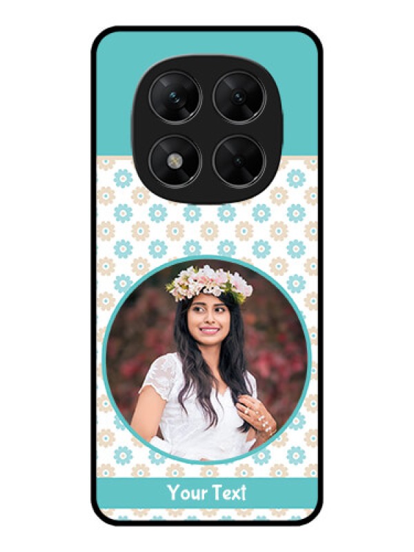 Custom Poco X7 5G Custom Metal Phone CaseBeautiful Flowers Design