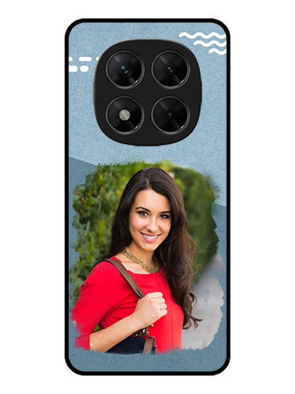 Custom Poco X7 5G Custom Metal Phone CaseGrunge Line Art Design