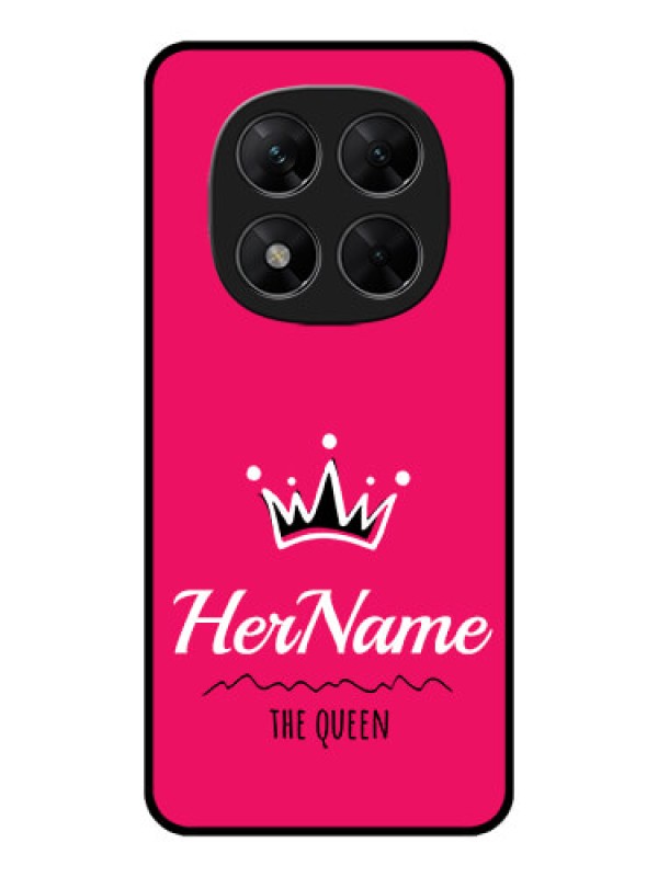 Custom Poco X7 5G Custom Metal Phone CaseQueen With Name Design