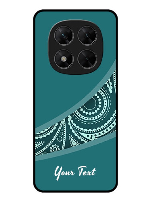 Custom Poco X7 5G Custom Metal Phone CaseSemi Visible Floral Design