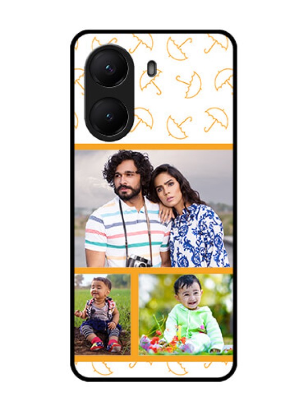 Custom Poco X7 Pro 5G Custom Metal Phone Case - Yellow Pattern Design