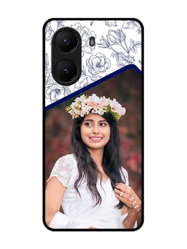 Custom Poco X7 Pro 5G Custom Metal Phone Case - Classy Floral Design