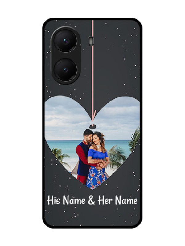 Custom Poco X7 Pro 5G Custom Metal Phone Case - Hanging Heart Design
