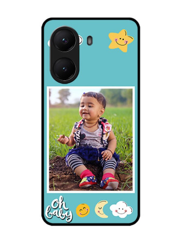 Custom Poco X7 Pro 5G Custom Metal Phone Case - Smiley Kids Stars Design