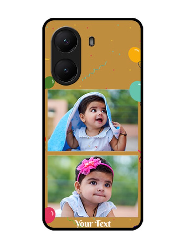 Custom Poco X7 Pro 5G Custom Metal Phone Case - Image Holder With Birthday Celebrations Design