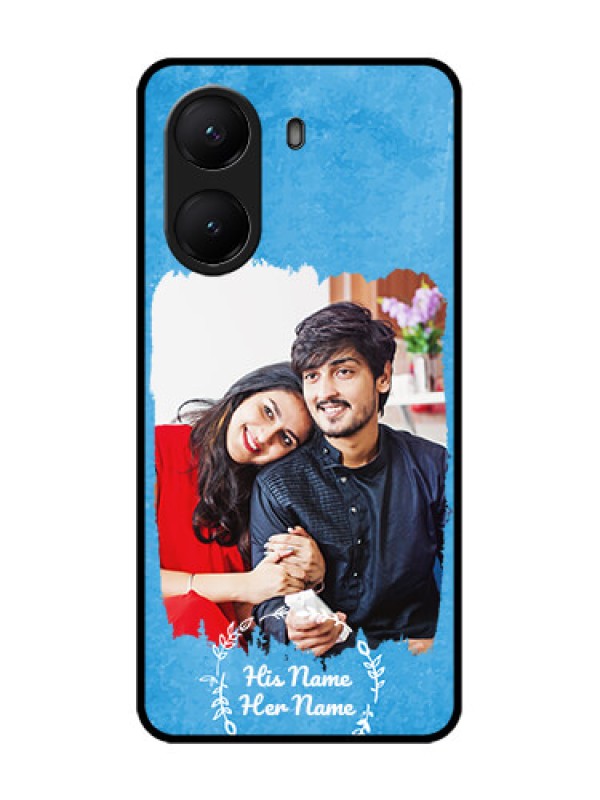 Custom Poco X7 Pro 5G Custom Metal Phone Case - Blue Color Vintage Design