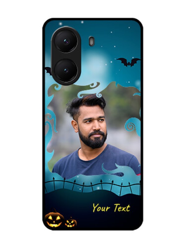 Custom Poco X7 Pro 5G Custom Metal Phone Case - Halloween Frame Design