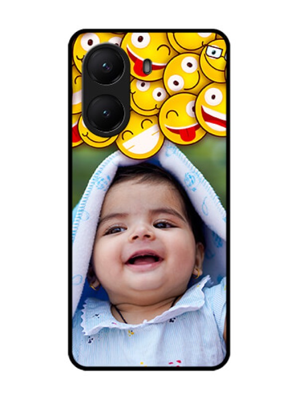 Custom Poco X7 Pro 5G Custom Metal Phone Case - With Smiley Emoji Design