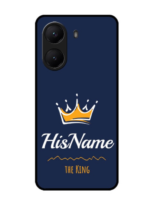 Custom Poco X7 Pro 5G Custom Metal Phone Case - King With Name Design