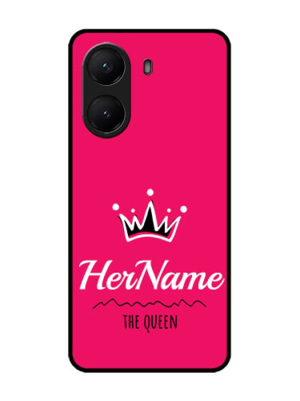 Custom Poco X7 Pro 5G Custom Metal Phone Case - Queen With Name Design