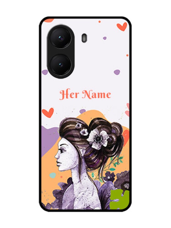 Custom Poco X7 Pro 5G Custom Metal Phone Case - Woman And Nature Design