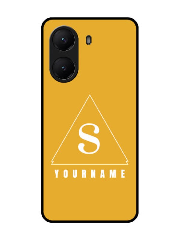 Custom Poco X7 Pro 5G Custom Metal Phone Case - Simple Triangle Design