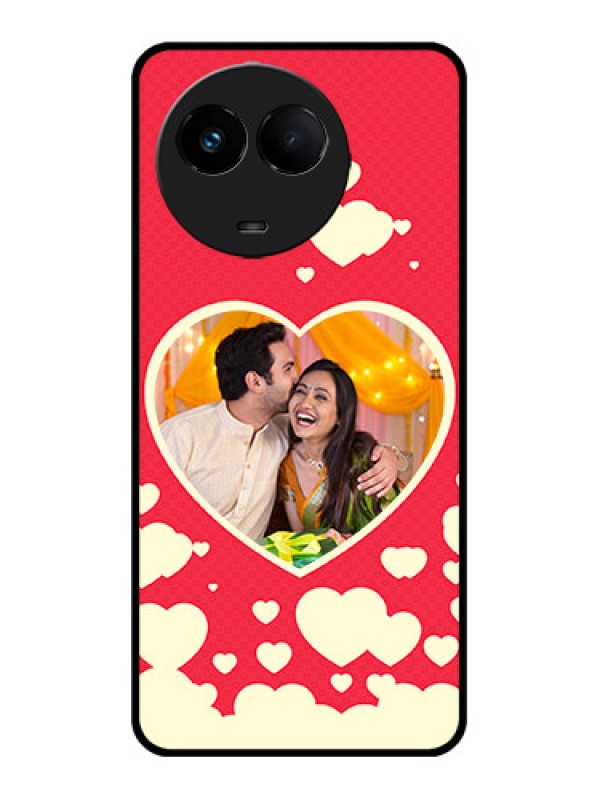 Custom Realme 11 5G Custom Metal Phone CaseLove Symbols Phone Cover Design