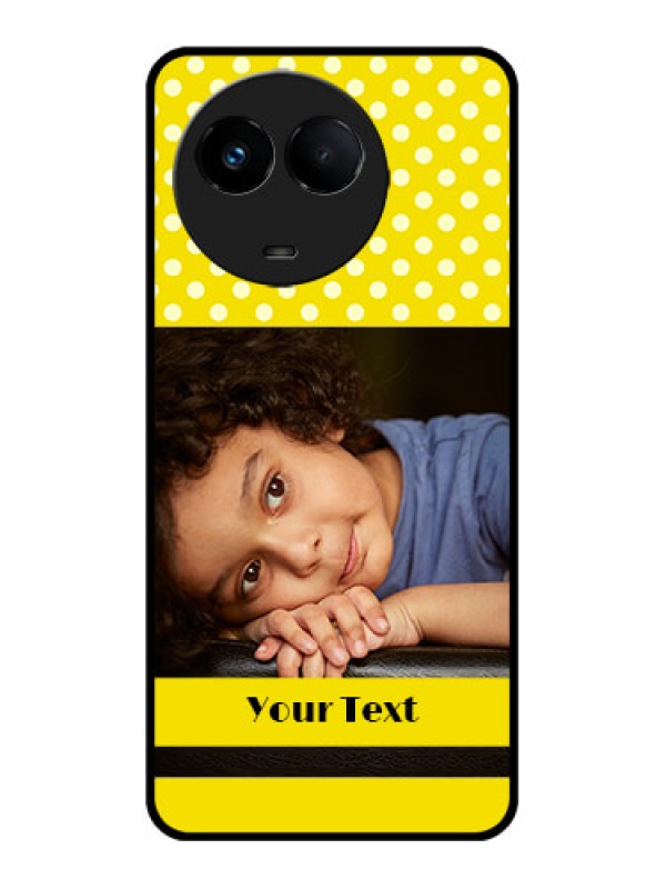 Custom Realme 11 5G Custom Metal Phone CaseBright Yellow Case Design