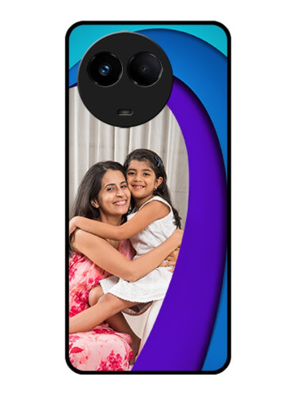 Custom Realme 11 5G Custom Metal Phone CaseSimple Pattern Design
