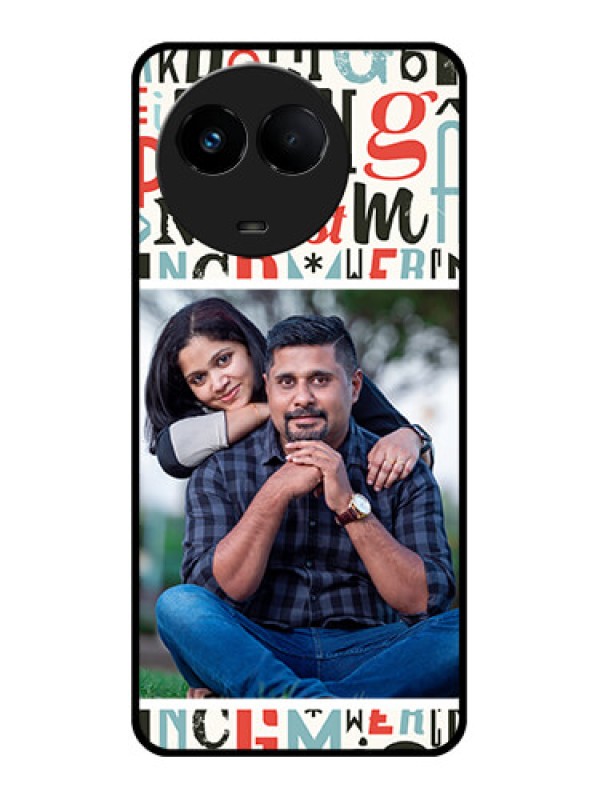 Custom Realme 11 5G Custom Metal Phone CaseAlphabet Design