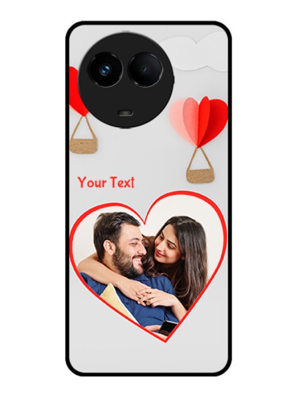 Custom Realme 11 5G Custom Metal Phone CaseParachute Love Design
