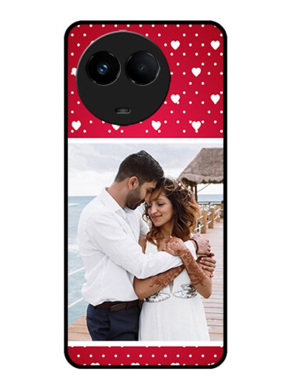 Custom Realme 11 5G Custom Metal Phone CaseHearts Mobile Case Design