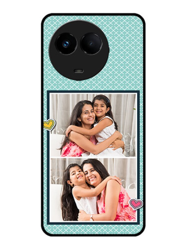 Custom Realme 11 5G Custom Metal Phone Case2 Image Holder With Pattern Design