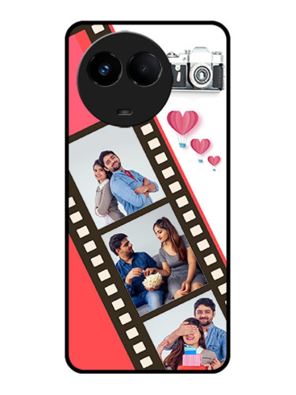 Custom Realme 11 5G Custom Metal Phone Case3 Image Holder With Film Reel