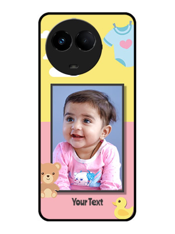 Custom Realme 11 5G Custom Metal Phone CaseKids 2 Color Design