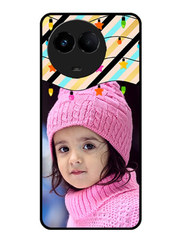 Custom Realme 11 5G Custom Metal Phone CaseLights Hanging Design