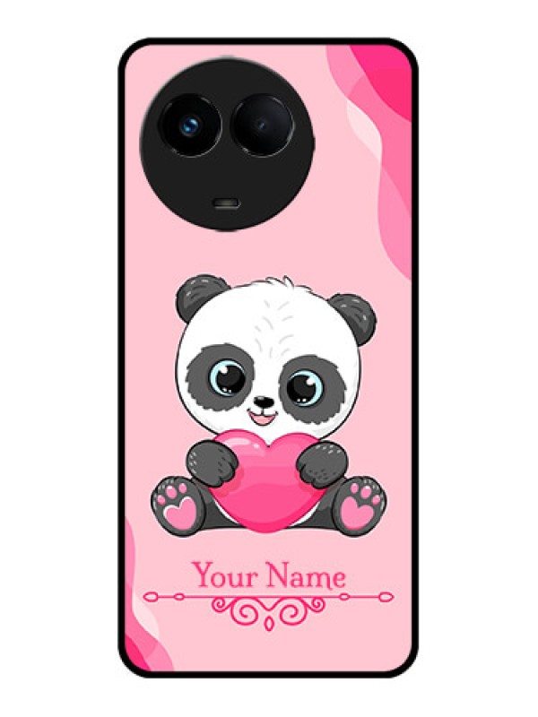 Custom Realme 11 5G Custom Metal Phone CaseCute Panda Design
