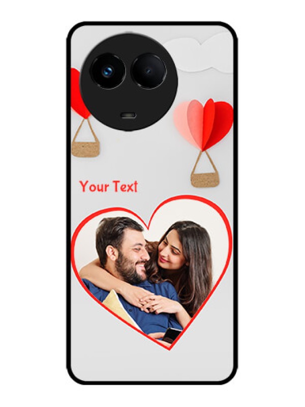 Custom Realme 11x 5G Custom Metal Phone CaseParachute Love Design