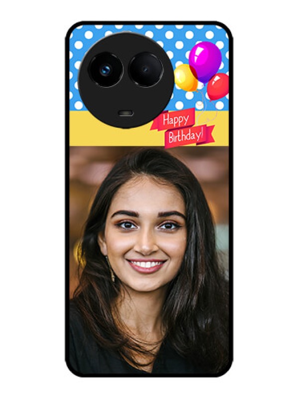 Custom Realme 11x 5G Custom Metal Phone CaseHappy Birthday Design