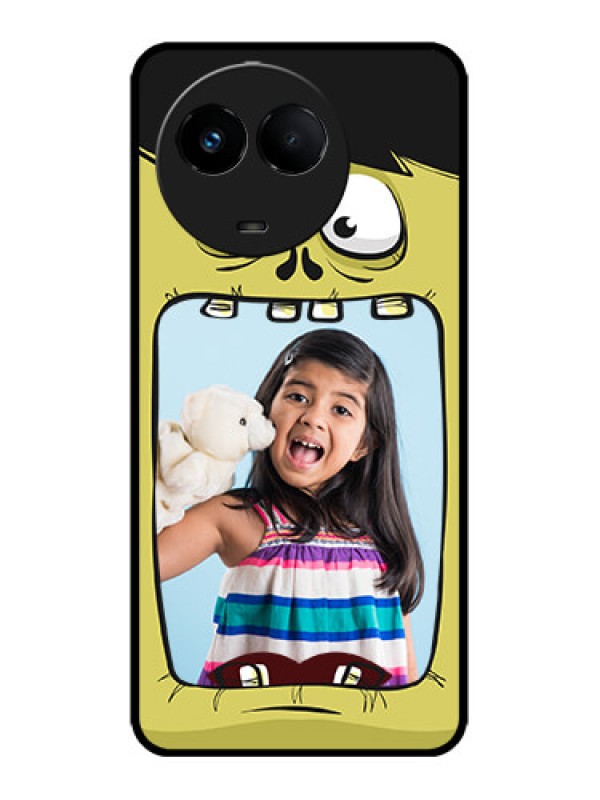 Custom Realme 11x 5G Custom Metal Phone CaseCartoon Monster Back Case Design
