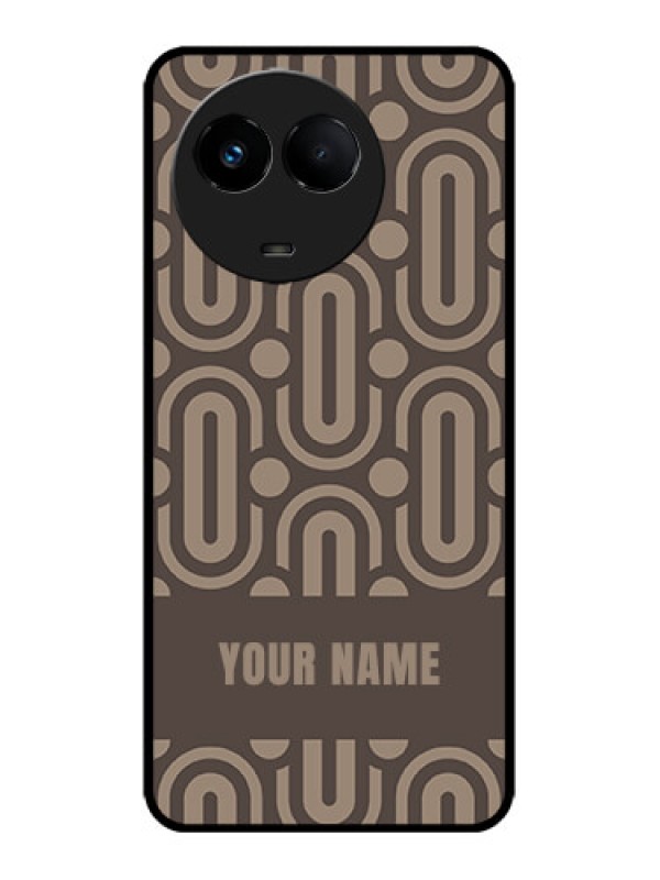 Custom Realme 11x 5G Custom Metal Phone CaseCaptivating Zero Pattern Design