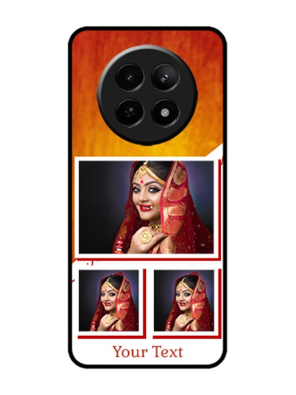 Custom Realme 12 5G Custom Metal Phone CaseWedding Memories Design
