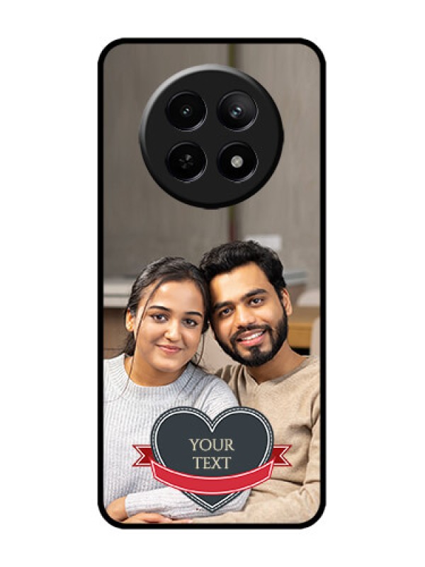 Custom Realme 12 5G Custom Metal Phone CaseJust Married Couple Design
