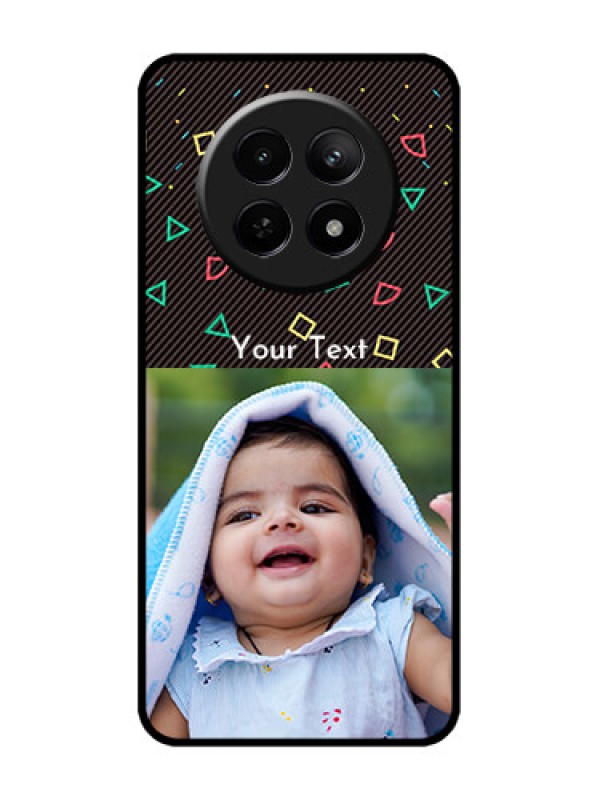Custom Realme 12 5G Custom Metal Phone CaseWith Confetti Birthday Design
